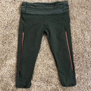 Rare Green Lululemon Running Tights